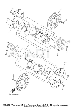 FRONT BRAKE CALIPER