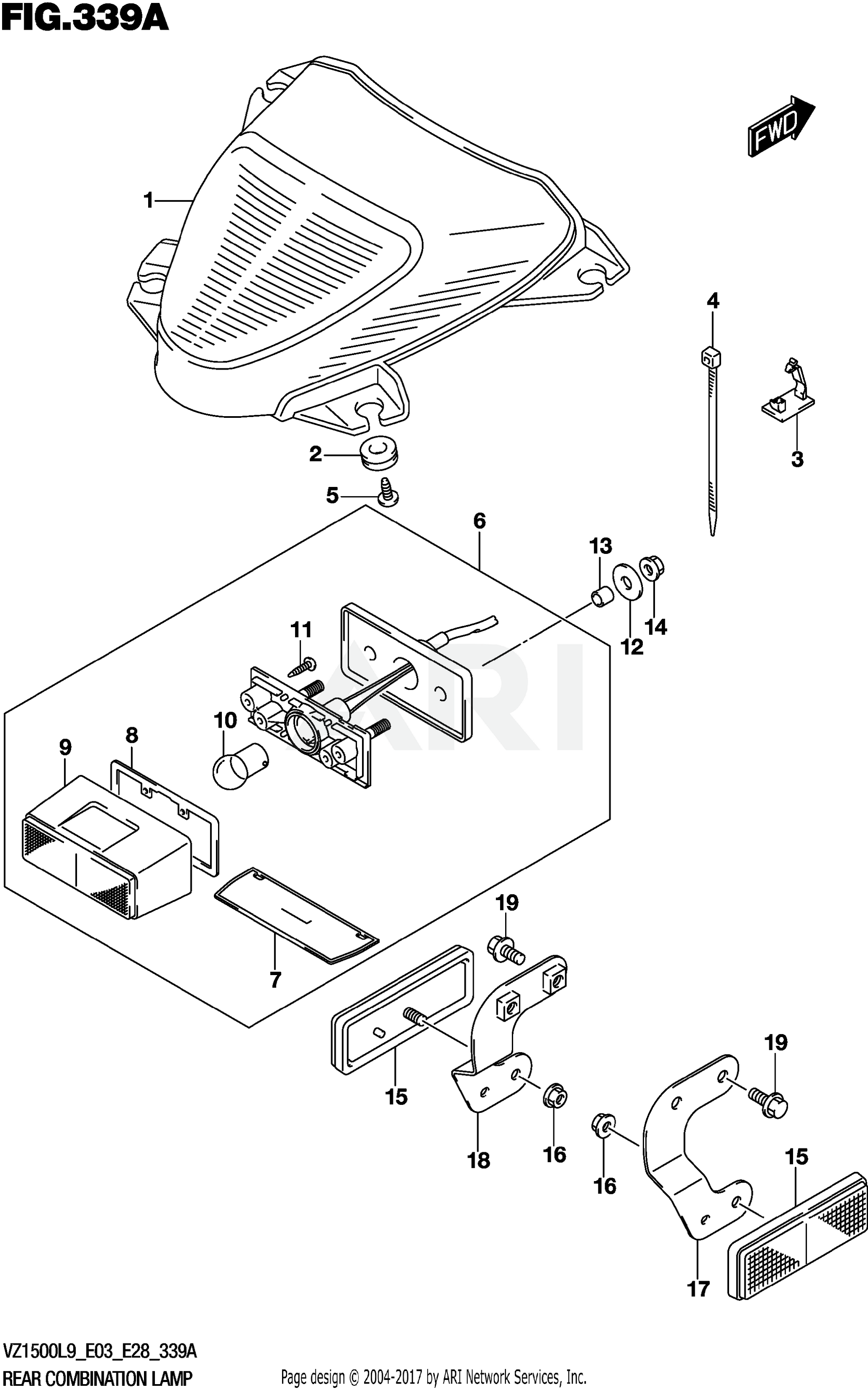 REAR COMBINATION LAMP