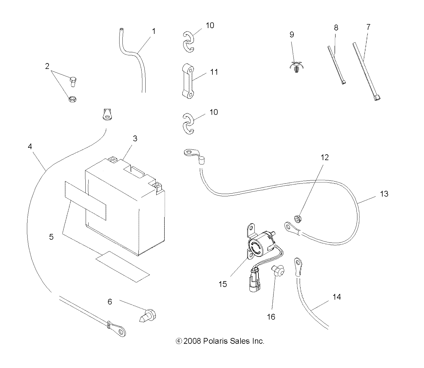 ELECTRICAL, BATTERY - A11MB46FZ (49ATVBATTERY09SP500)