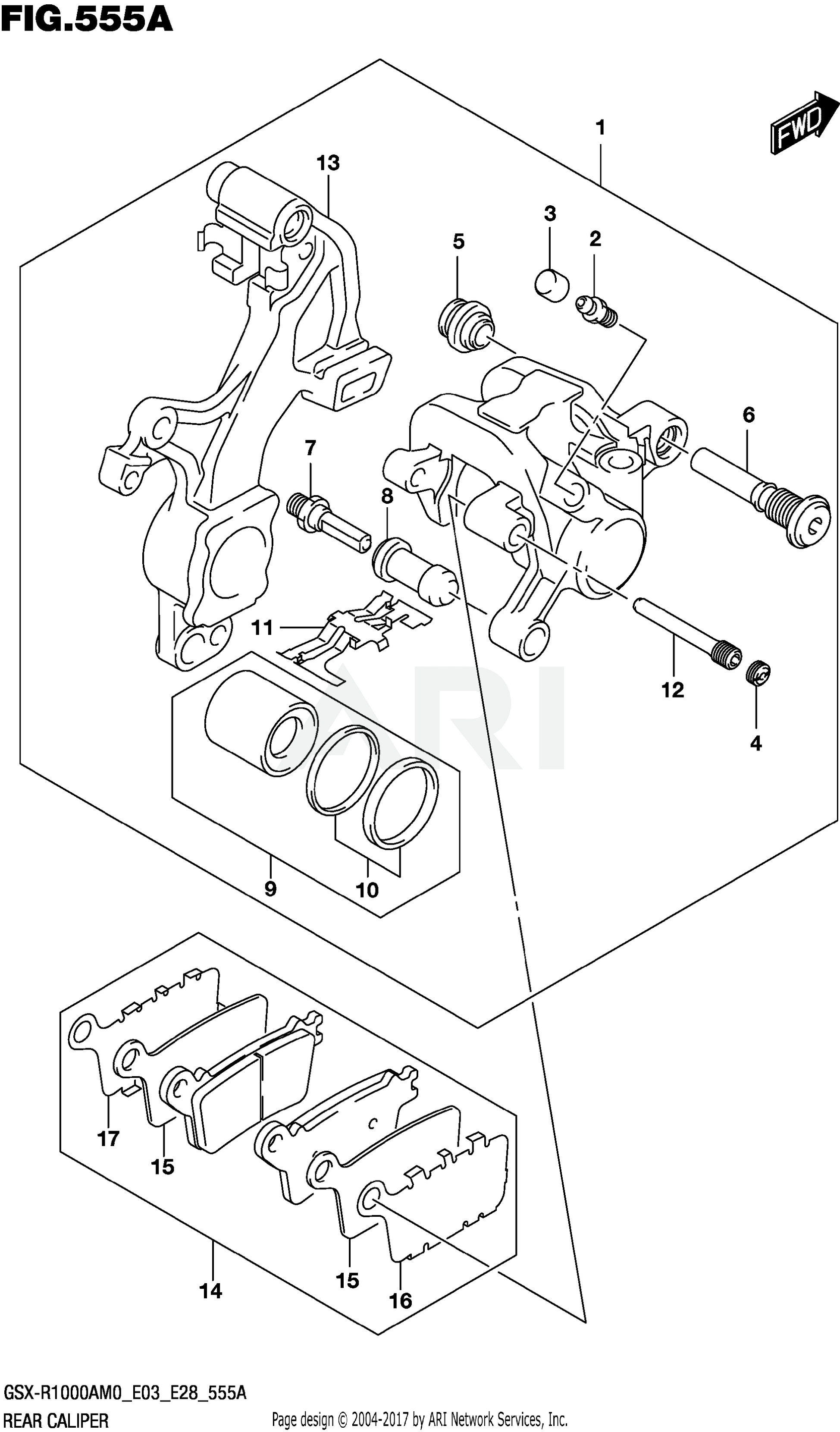 REAR CALIPER