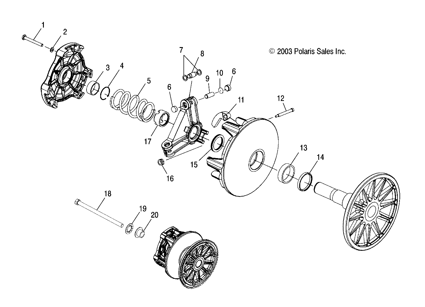 DRIVE CLUTCH - S04NZ8CS/CSA/CE (4988798879B14)