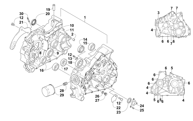 CRANKCASE ASSEMBLY