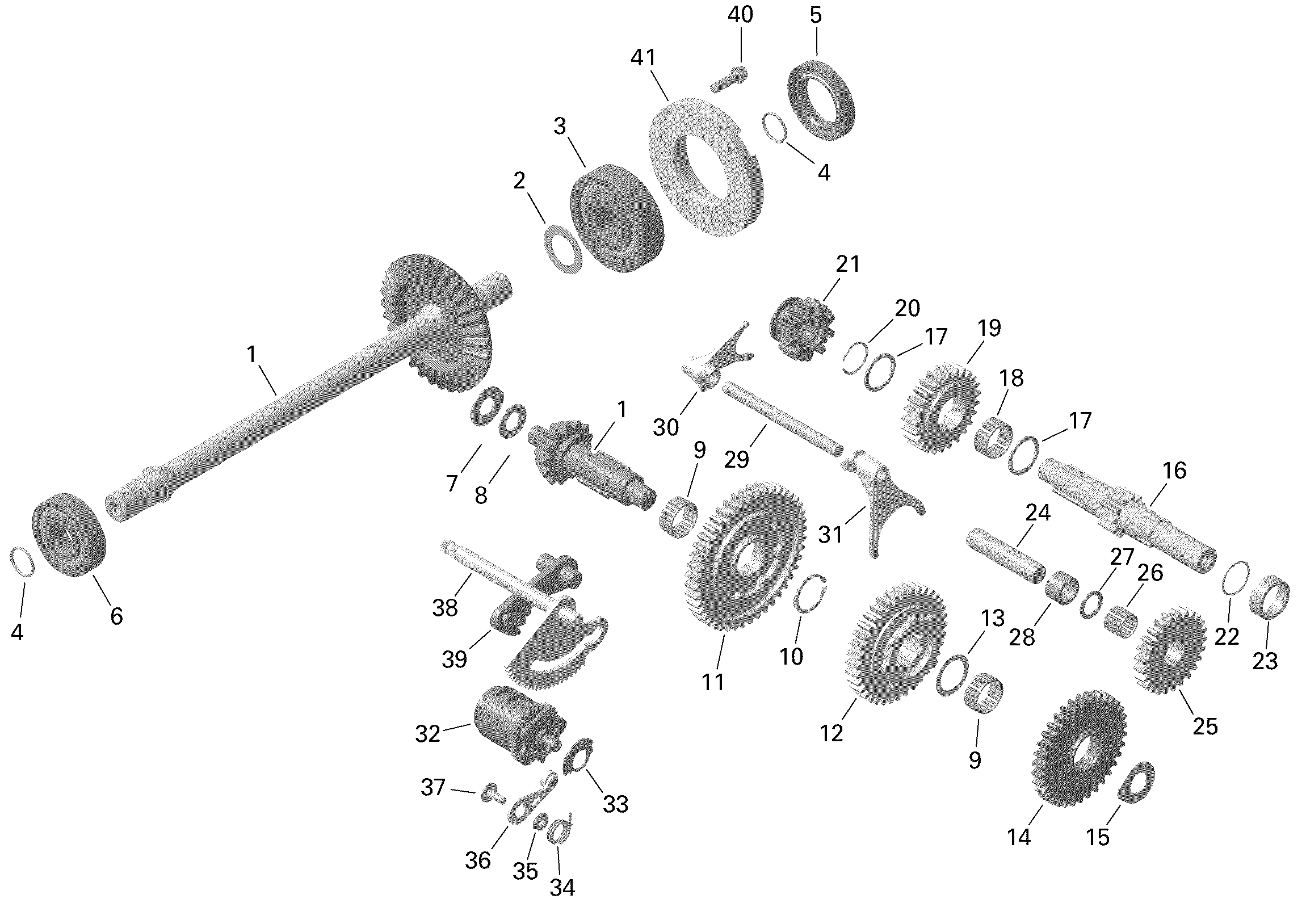 Engine - Gear Box And Components - 450