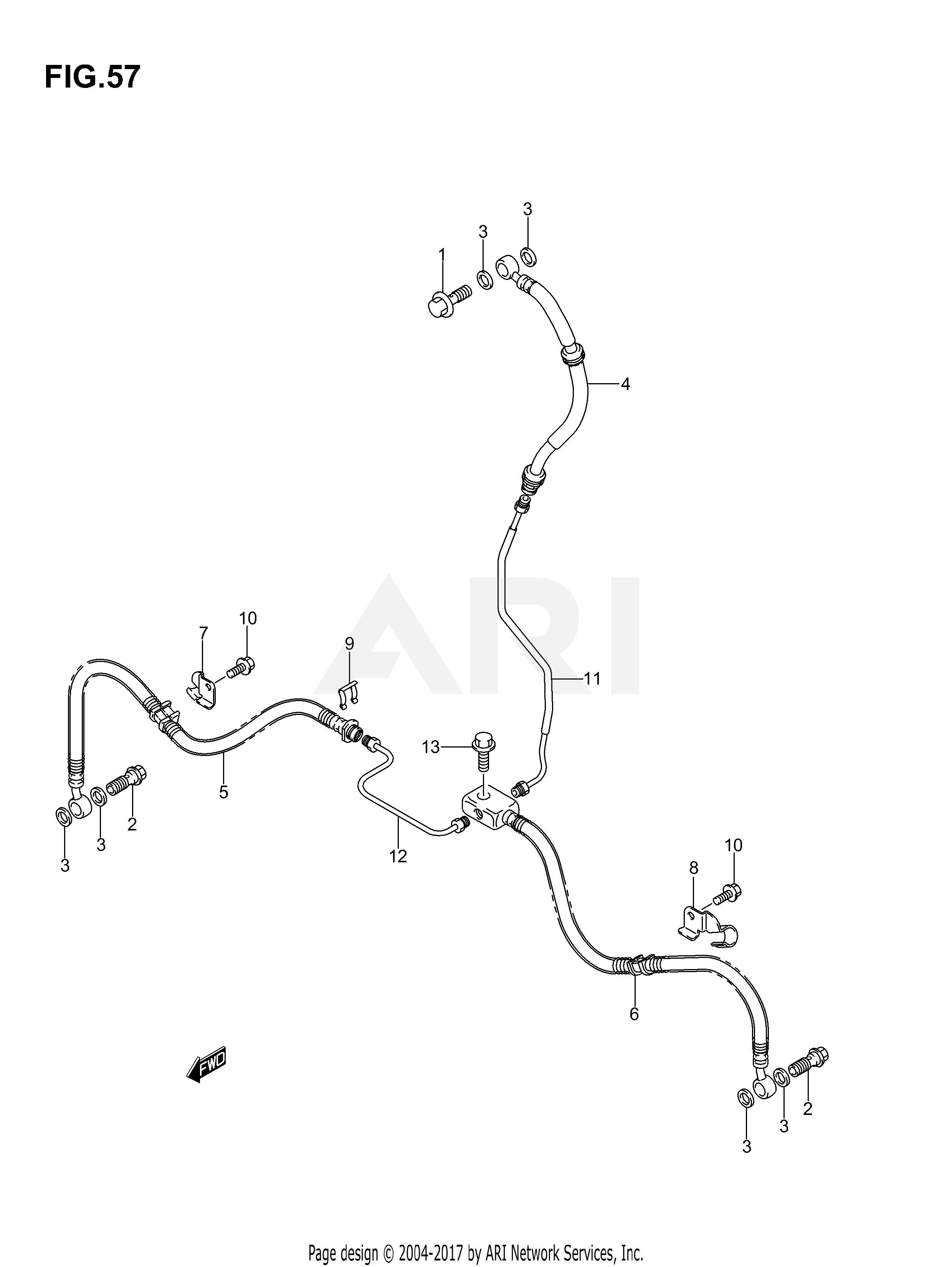 FRONT BRAKE HOSE