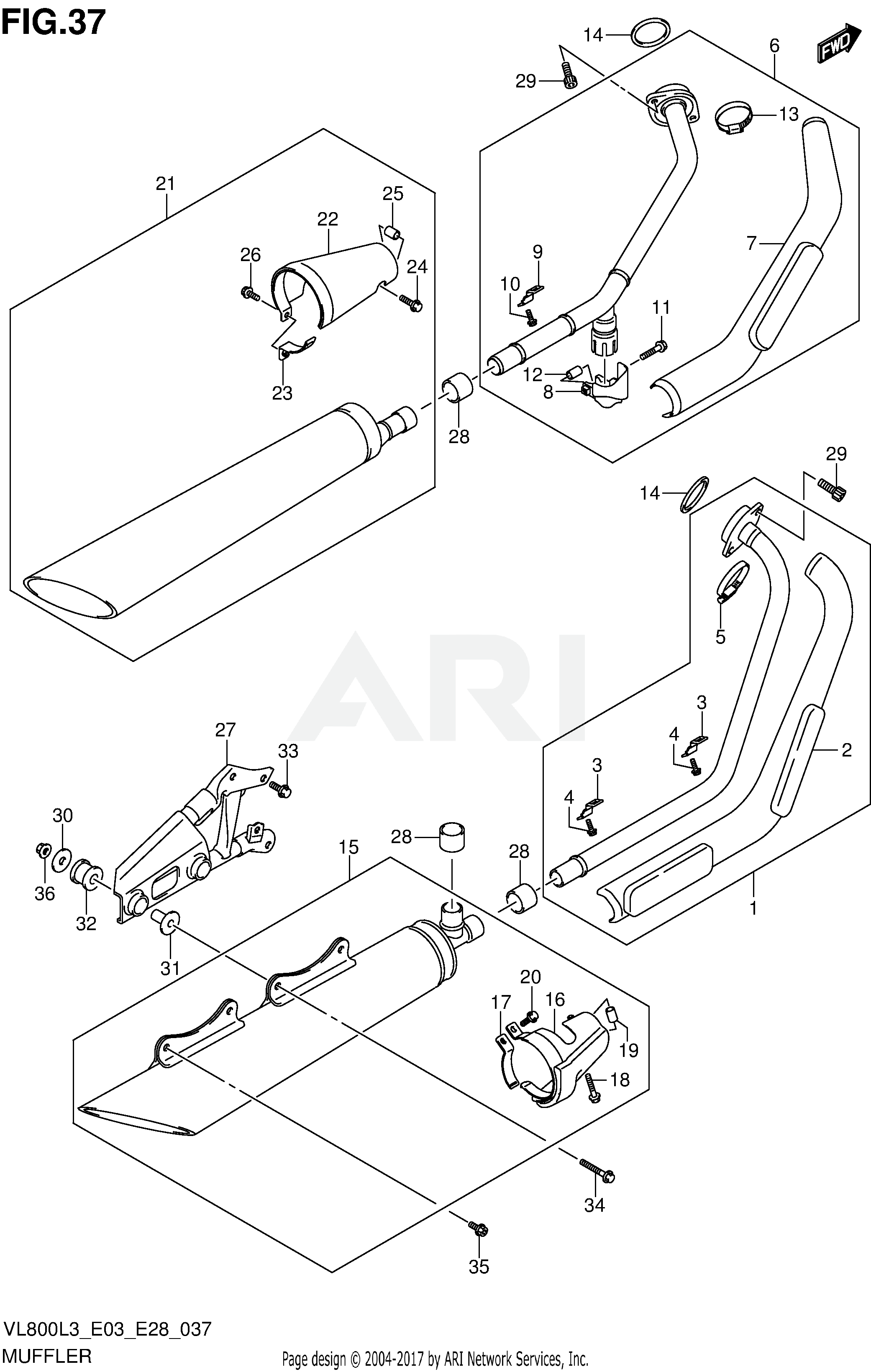 MUFFLER (VL800L3 E03)