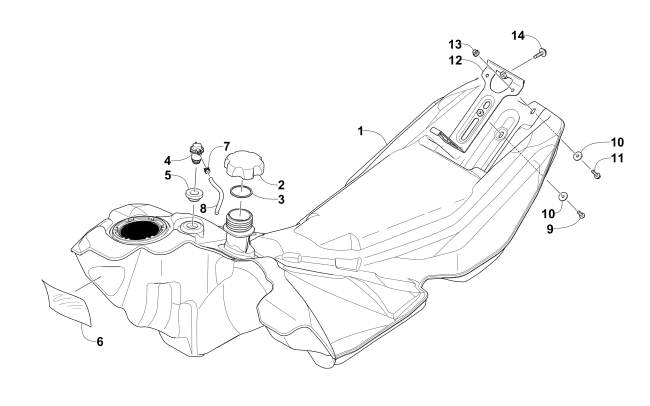 GAS TANK ASSEMBLY