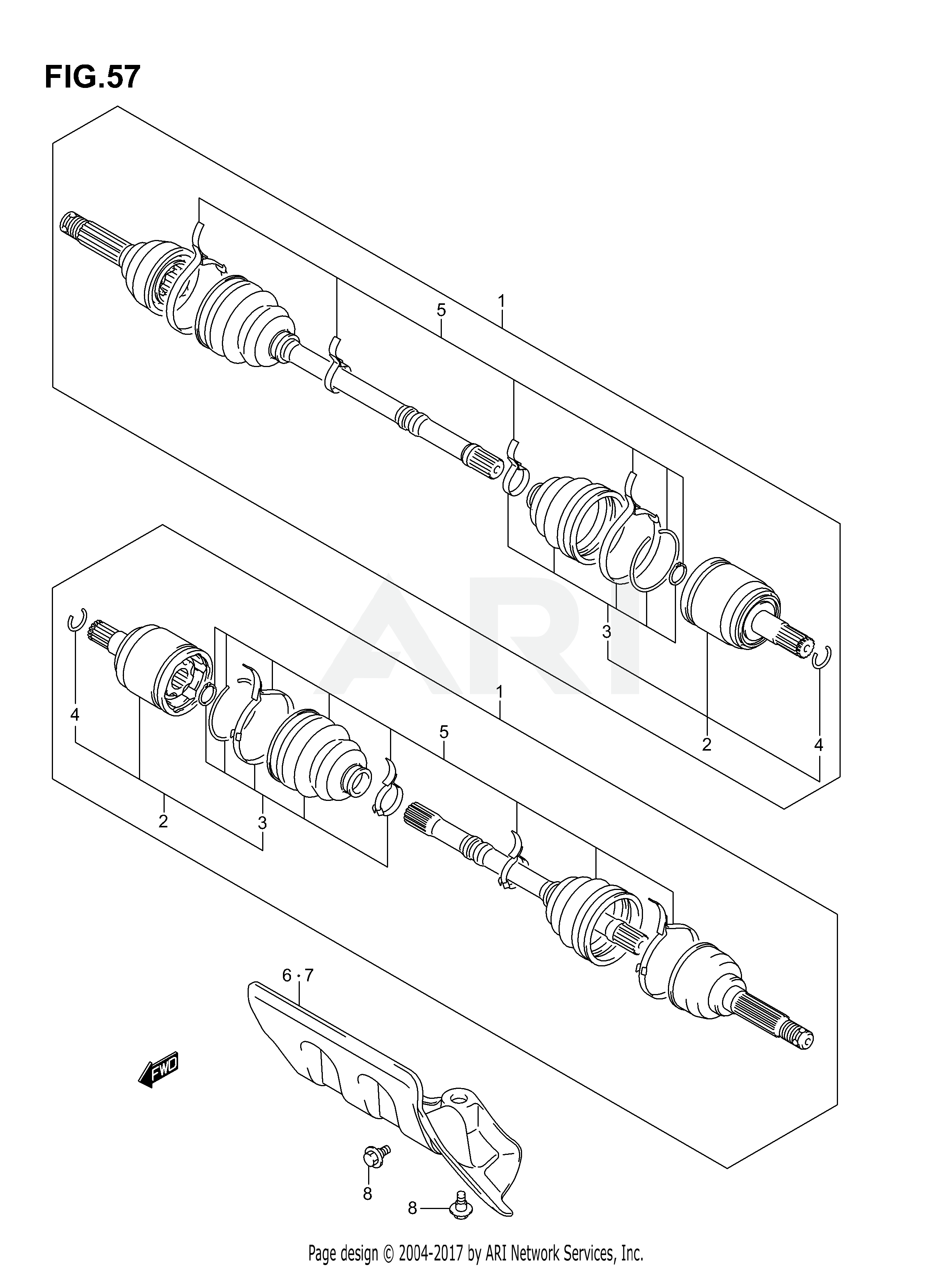 FRONT DRIVE SHAFT