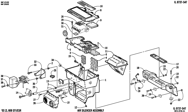 AIR SILENCER ASSEMBLY