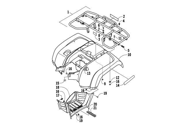 REAR BODY PANEL ASSEMBLY