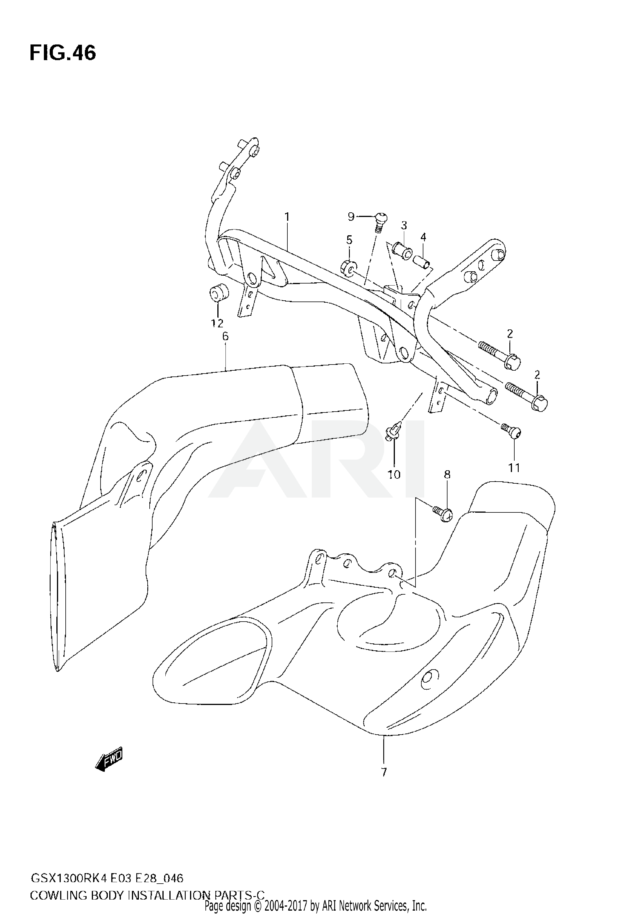 COWL BODY INSTALLATION PARTS