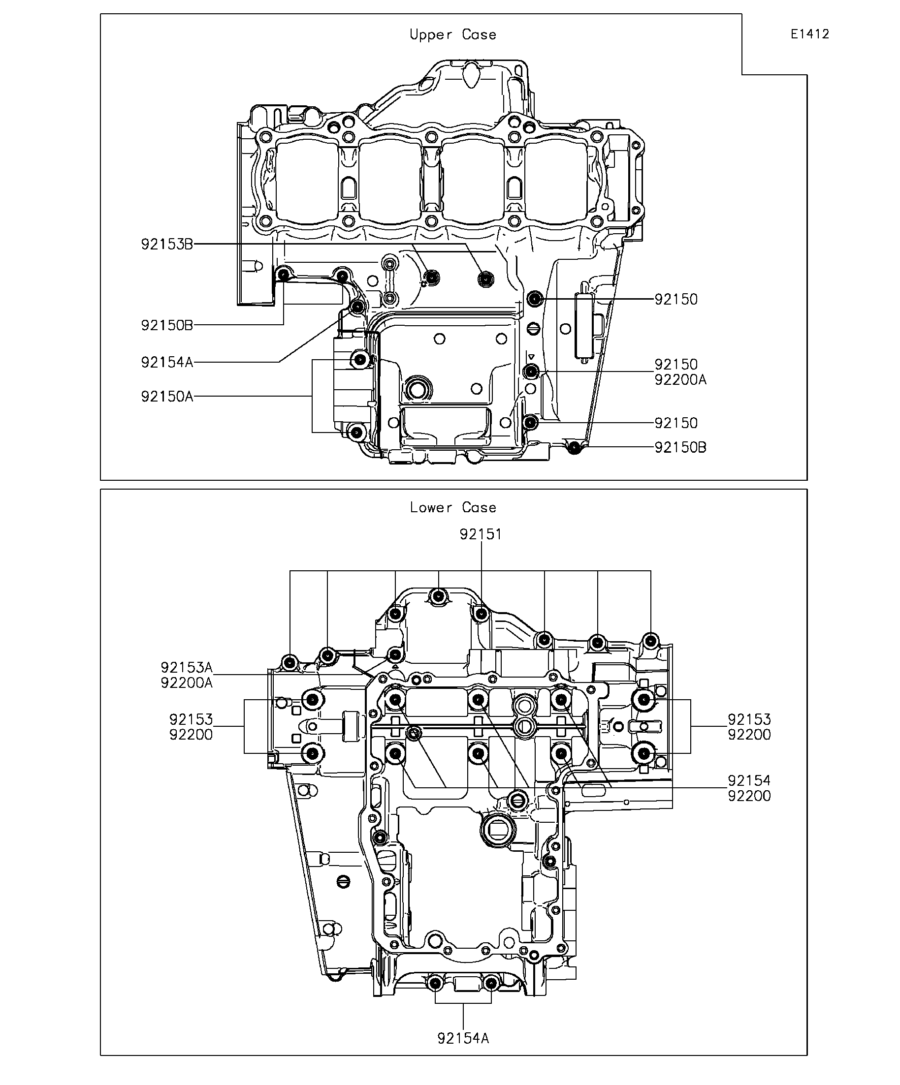 Crankcase Bolt Pattern