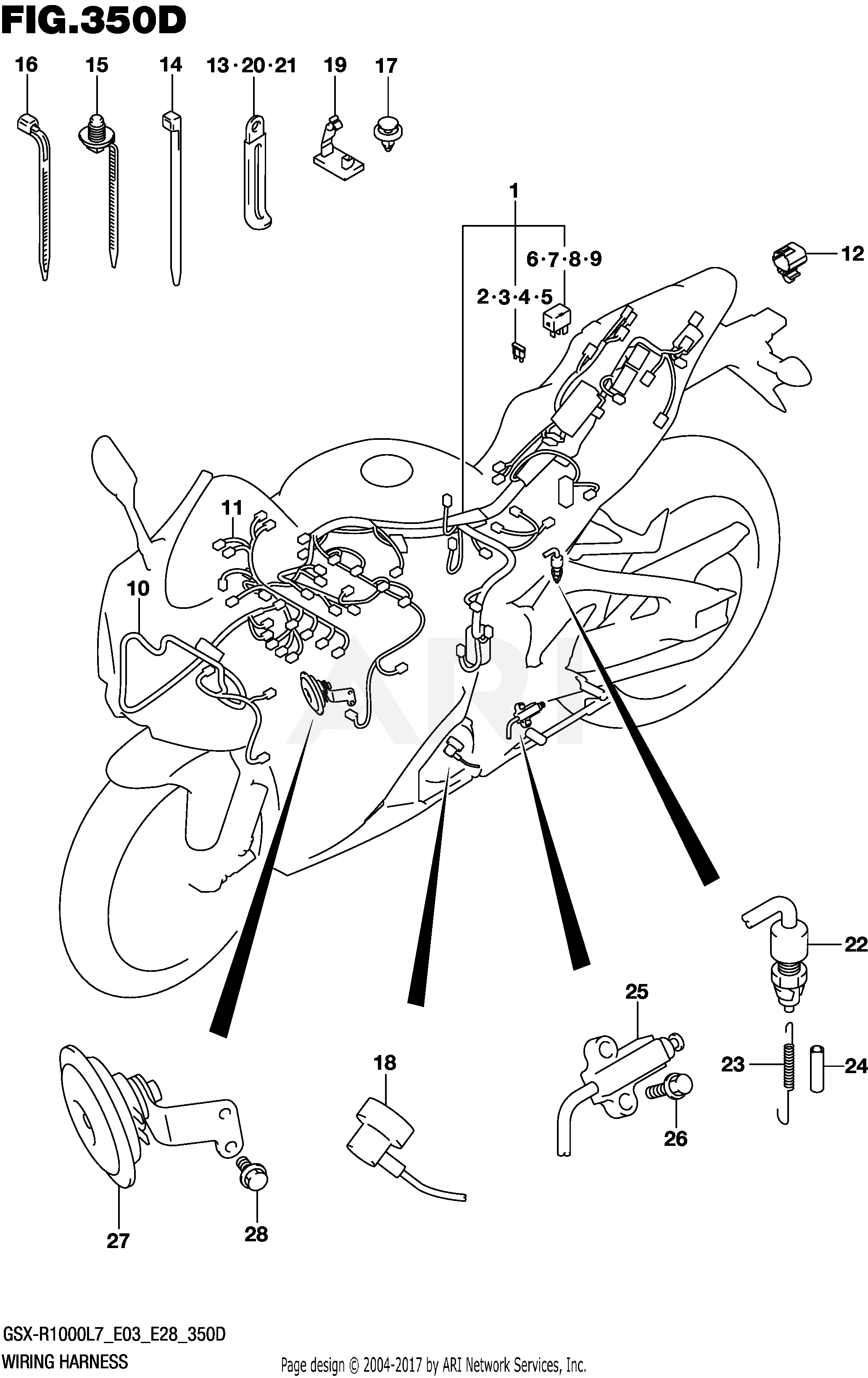 WIRING HARNESS (GSX-R1000AL7 E03)