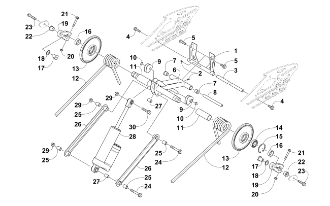 REAR SUSPENSION REAR ARM ASSEMBLY