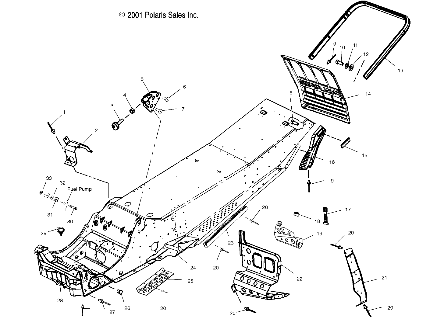 CHASSIS - S02ND4BS (4970417041A003)