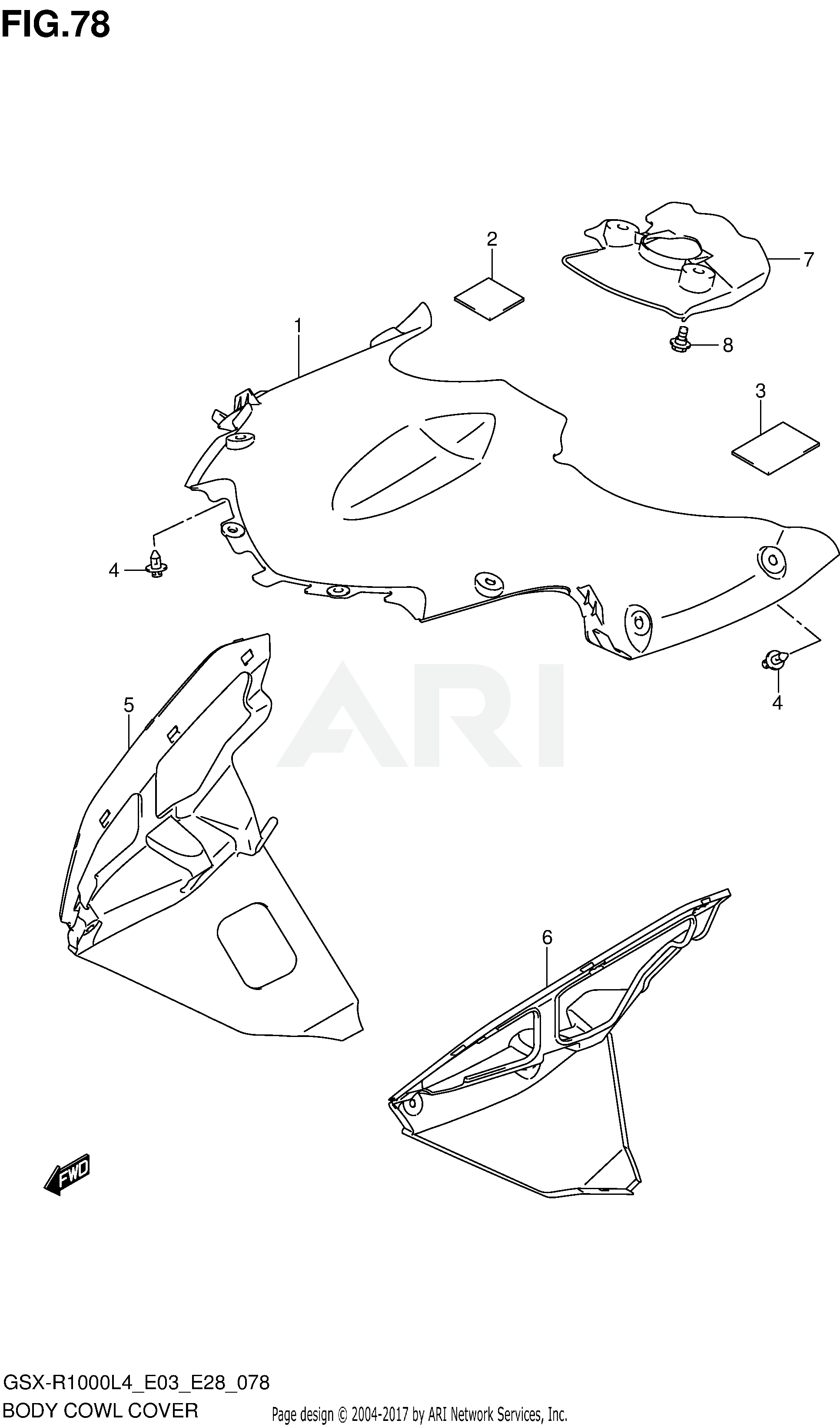 BODY COWL COVER