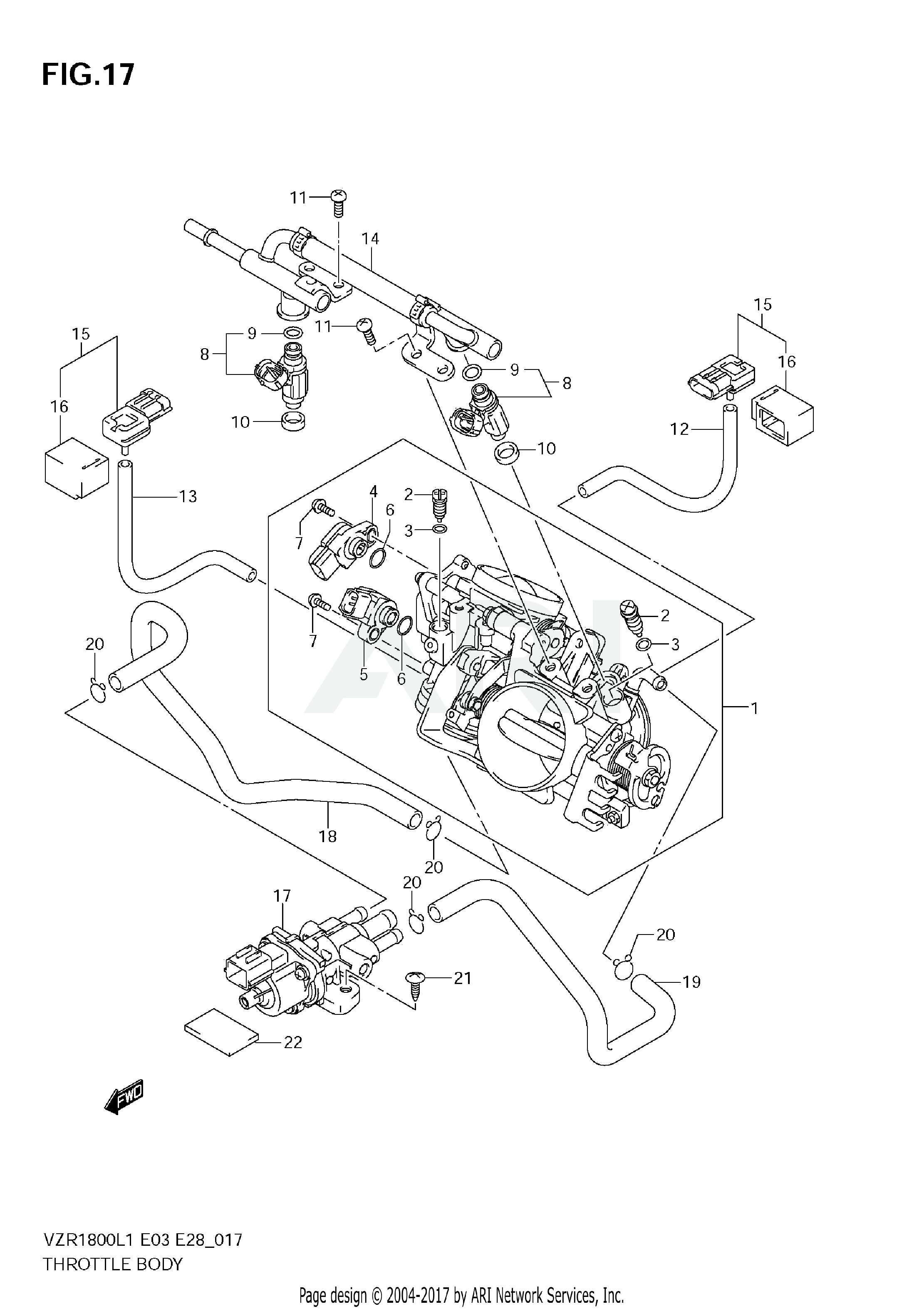 THROTTLE BODY (VZR1800Z L1 E28)