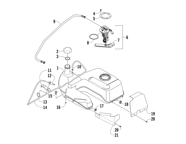 GAS TANK ASSEMBLY