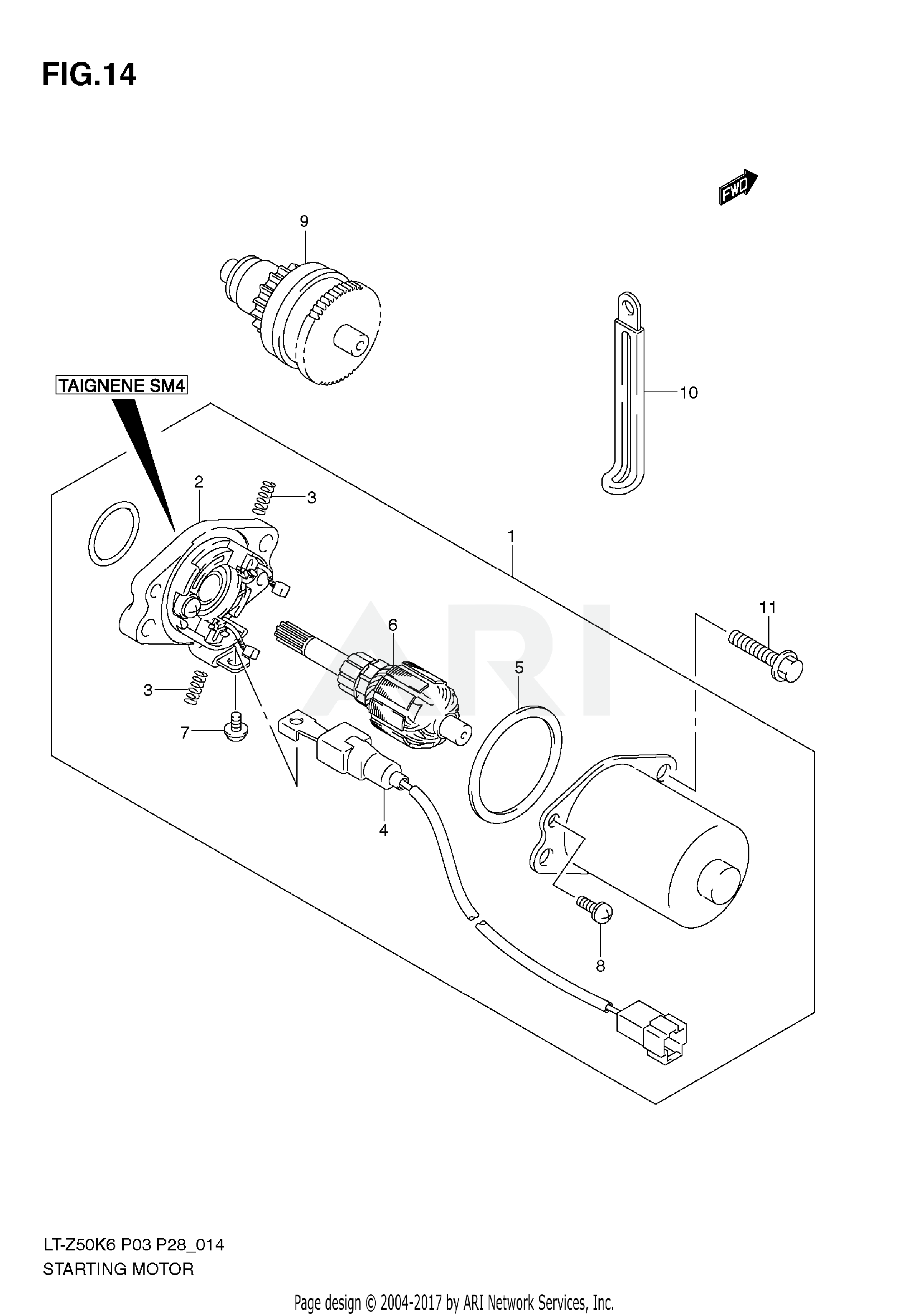 STARTING MOTOR