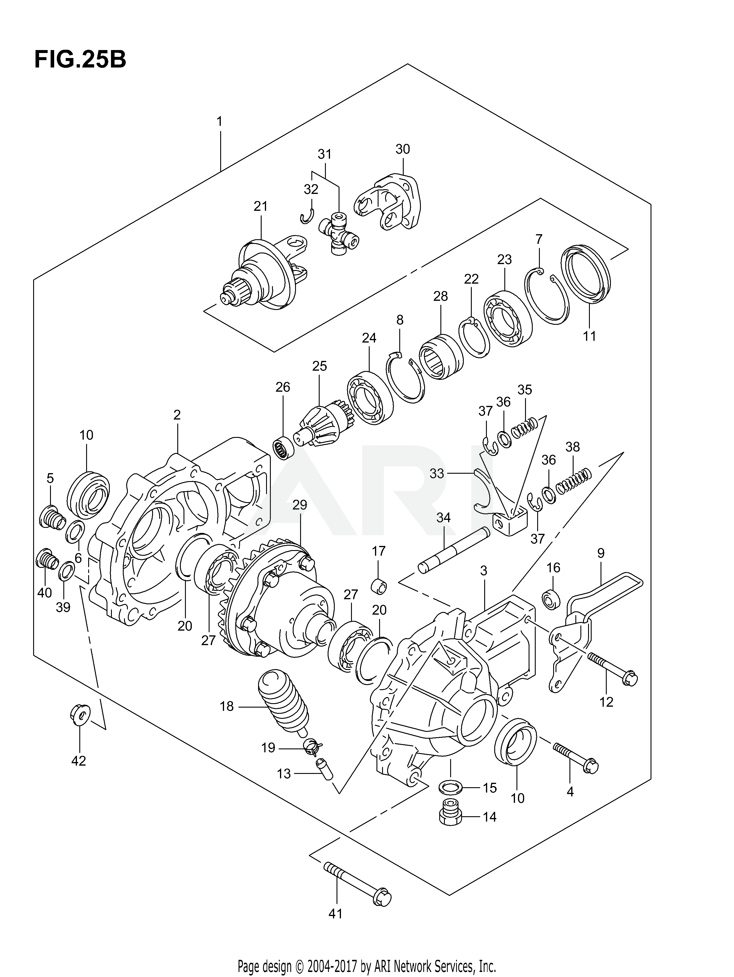 FINAL BEVEL GEAR (FRONT)(MODEL K7)