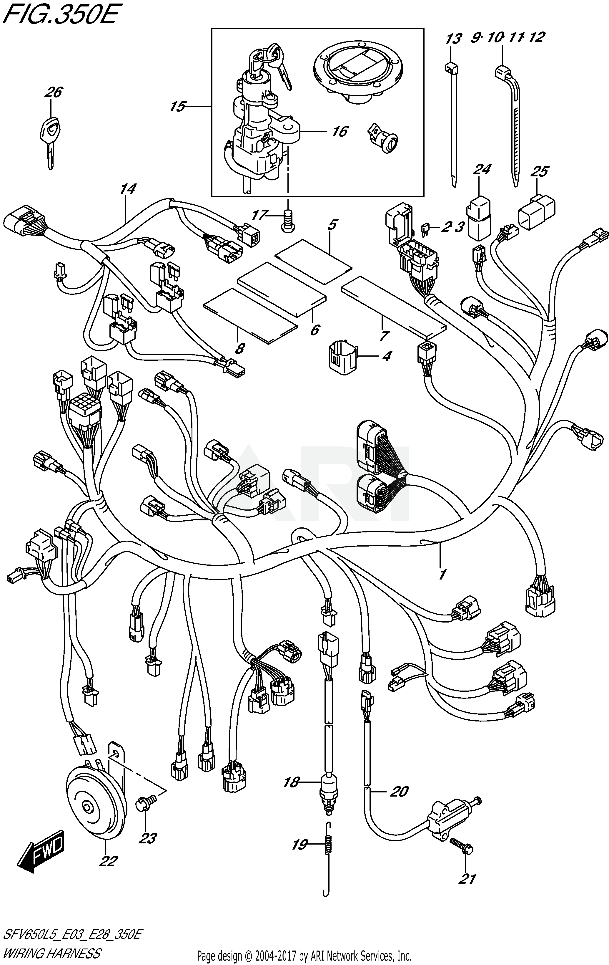 WIRING HARNESS (SFV650AL5 E33)