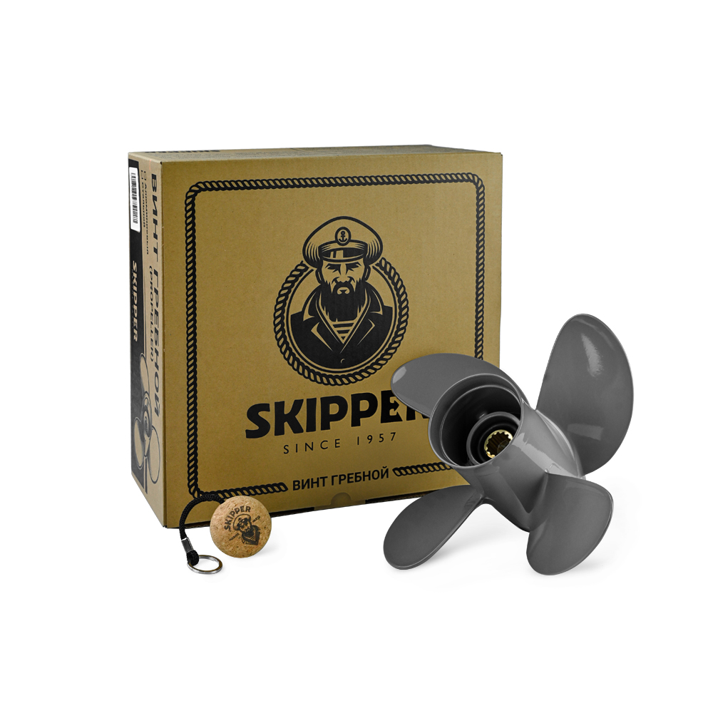 Винт гребной алюминиевый Skipper для Honda 35-60 4x10.3"x13" SK3023-4103-13