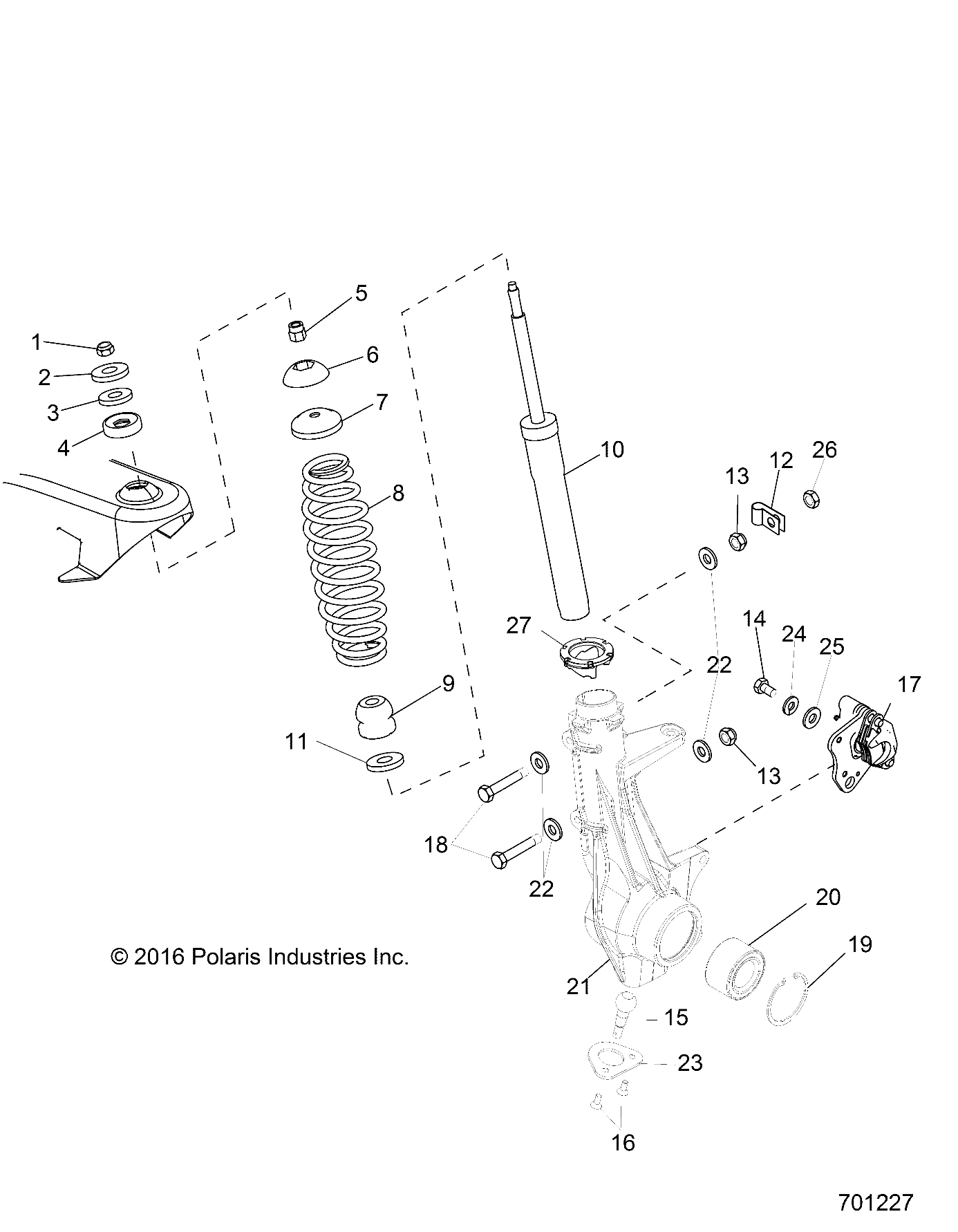 SUSPENSION, FRONT STRUT - R19RMAE4N8 (701227)