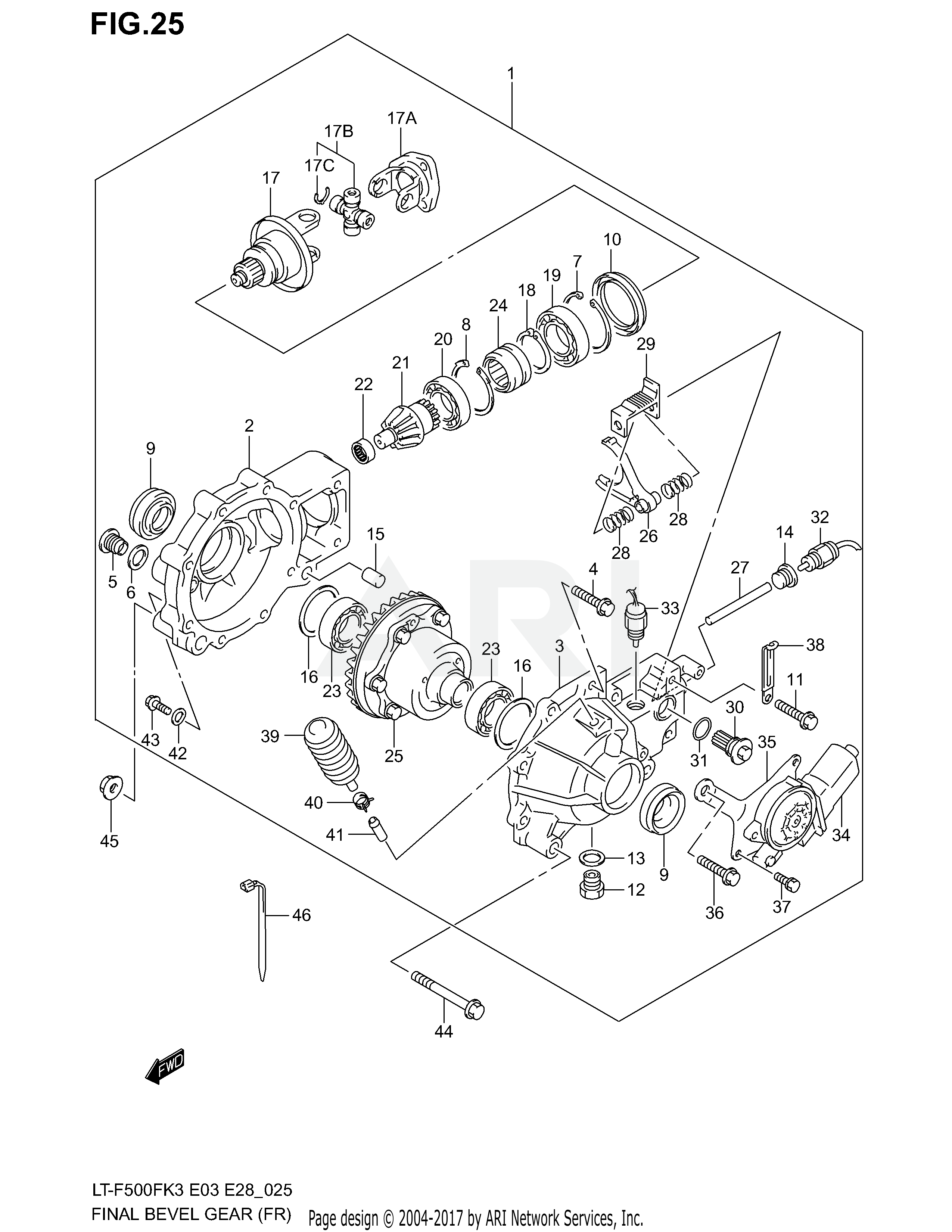 FINAL BEVEL GEAR (FRONT)