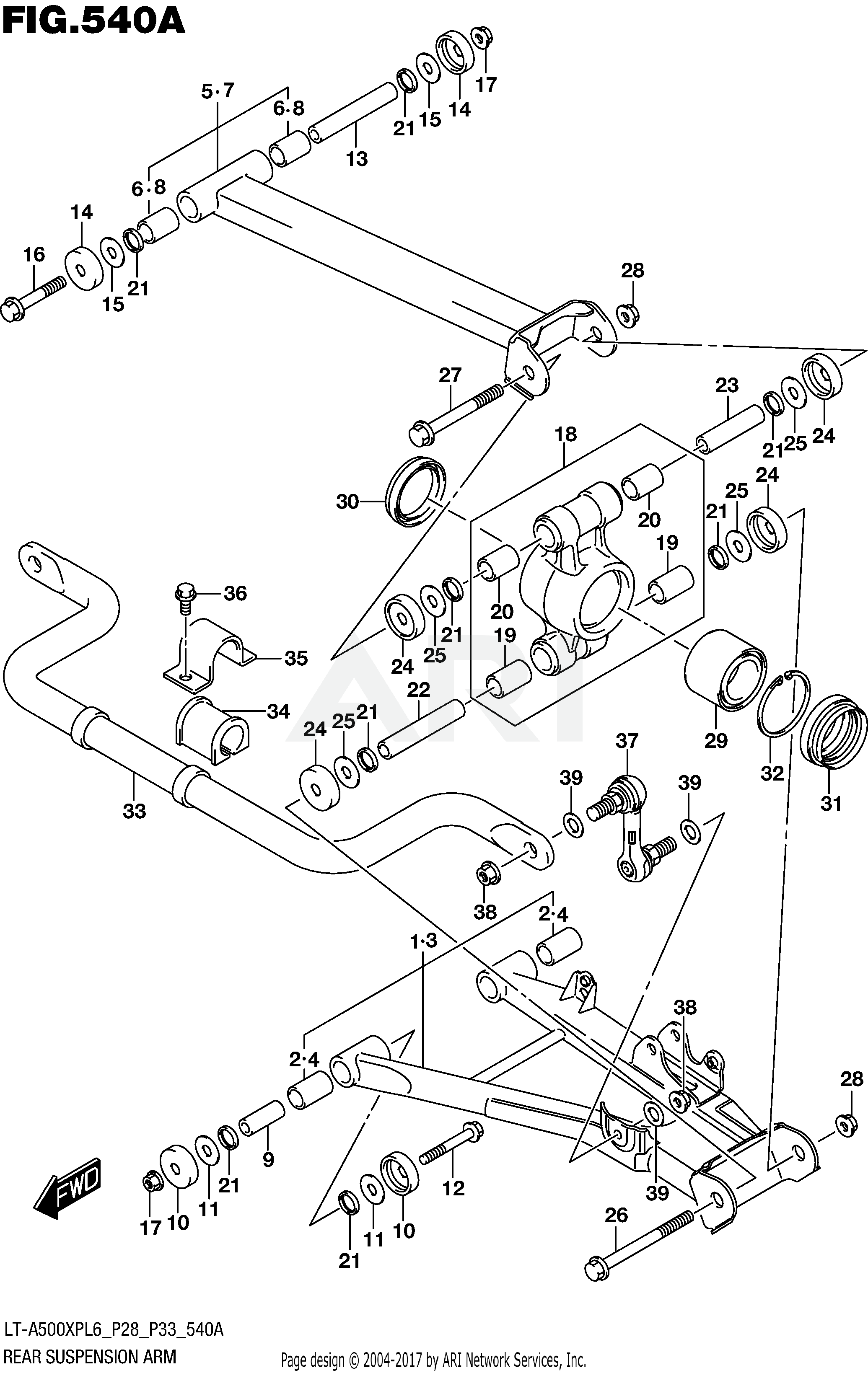 REAR SUSPENSION ARM