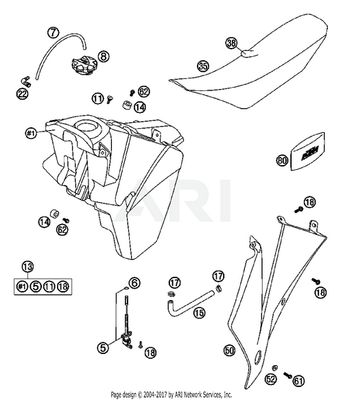 Tank, Seat, Cover