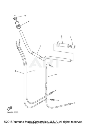 STEERING HANDLE CABLE