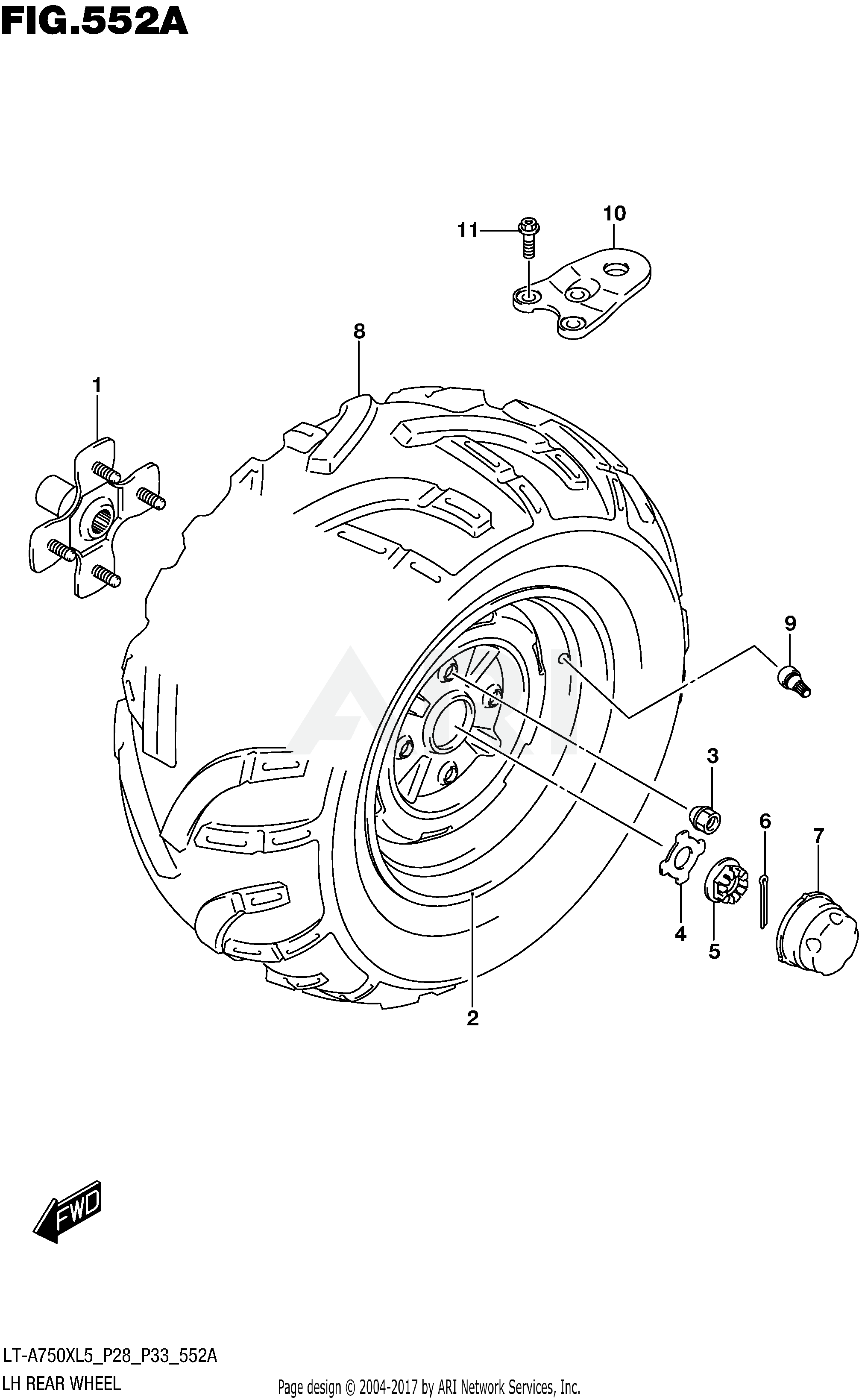 LH REAR WHEEL