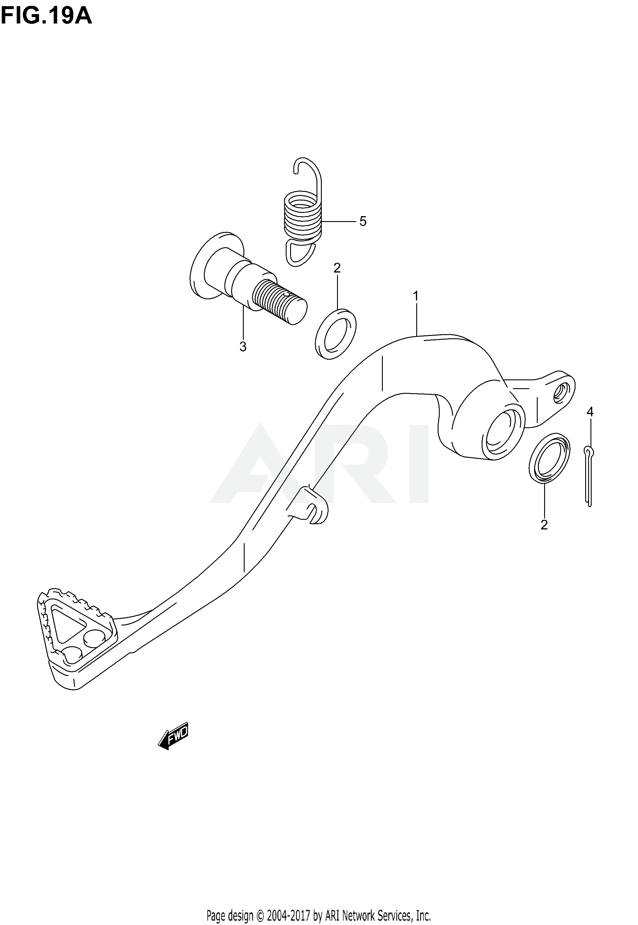 REAR BRAKE (MODEL K5/K6)