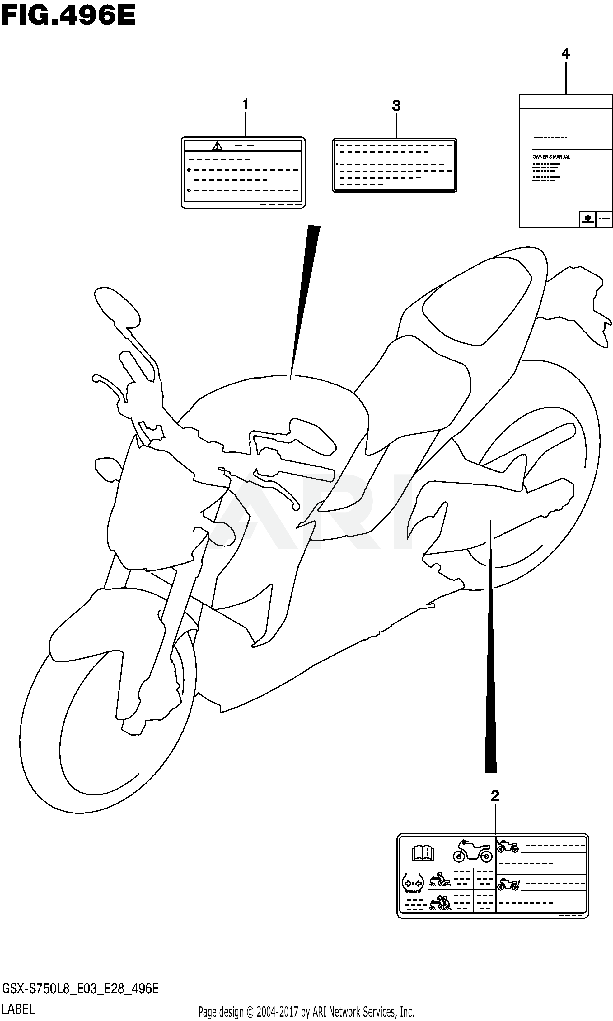 LABEL (GSX-S750AL8 E28)