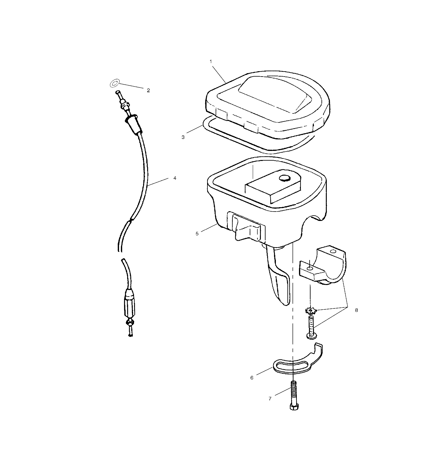 CONTROLS - THROTTLE ASM./CABLE - A01CD32AA (4964026402B012)