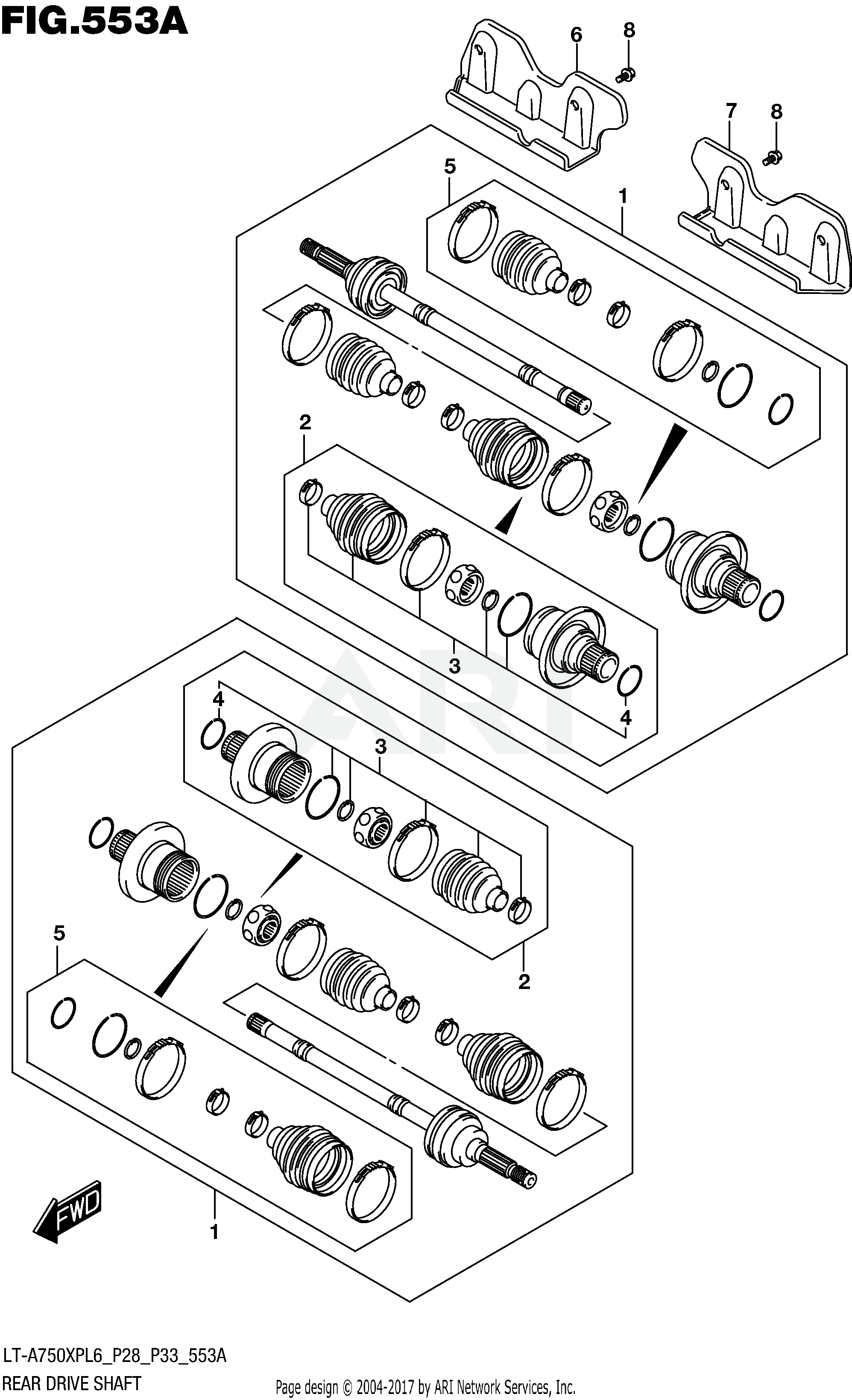 REAR DRIVE SHAFT