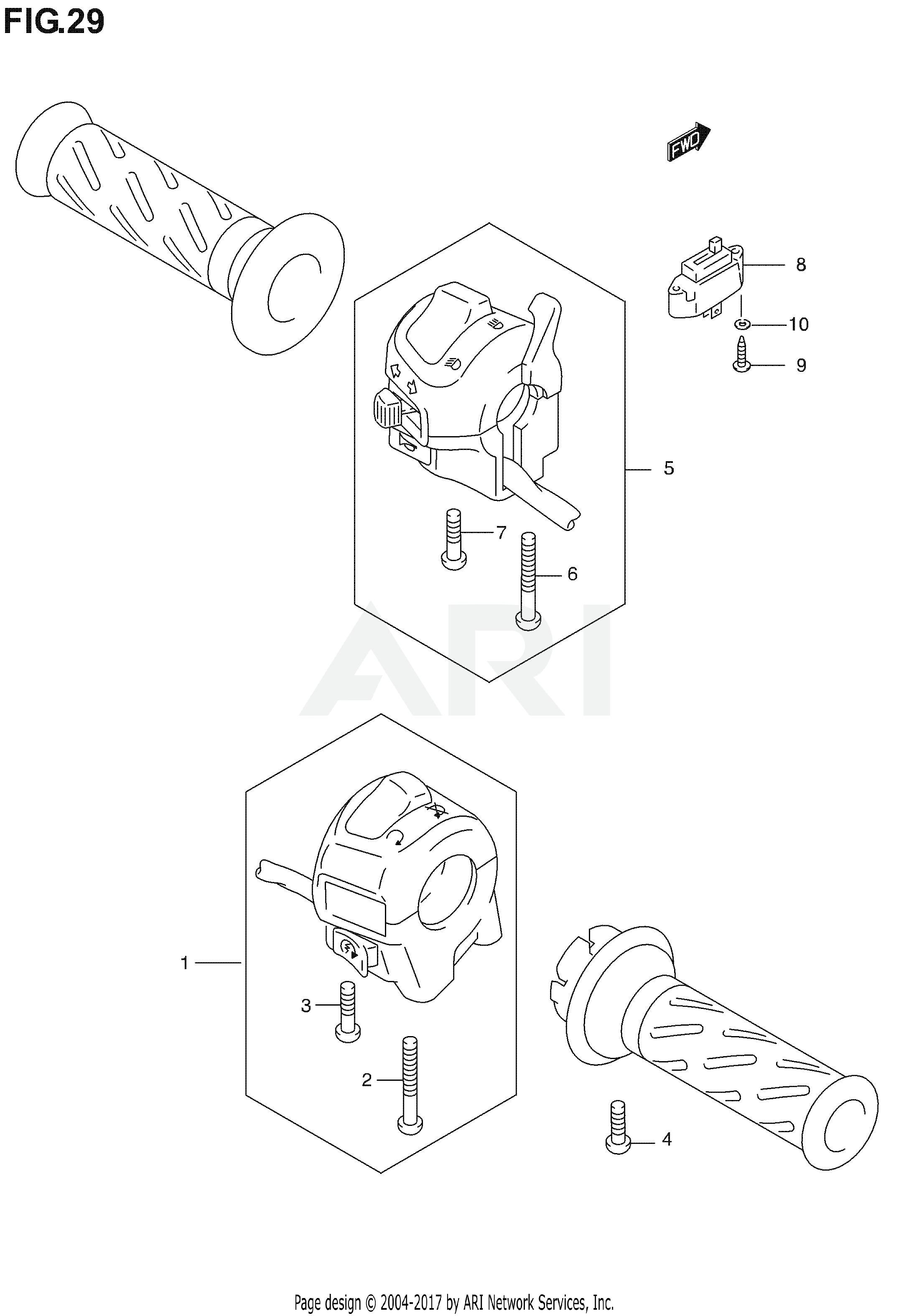 HANDLE SWITCH (MODEL K4/K5)