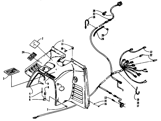 CONSOLE AND WIRING ASSEMBLIES