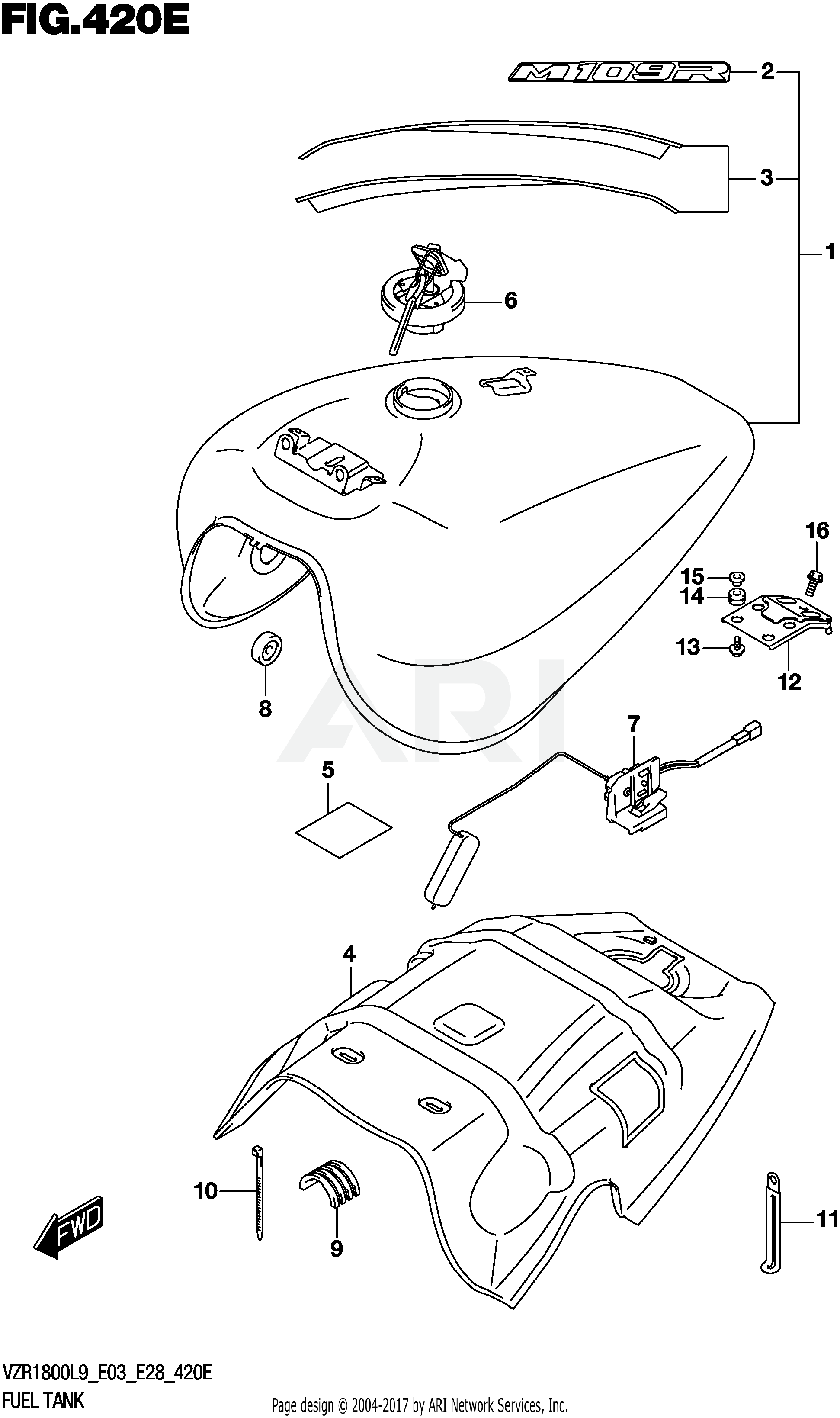 FUEL TANK (VZR1800BZL9 E28) (AV4)