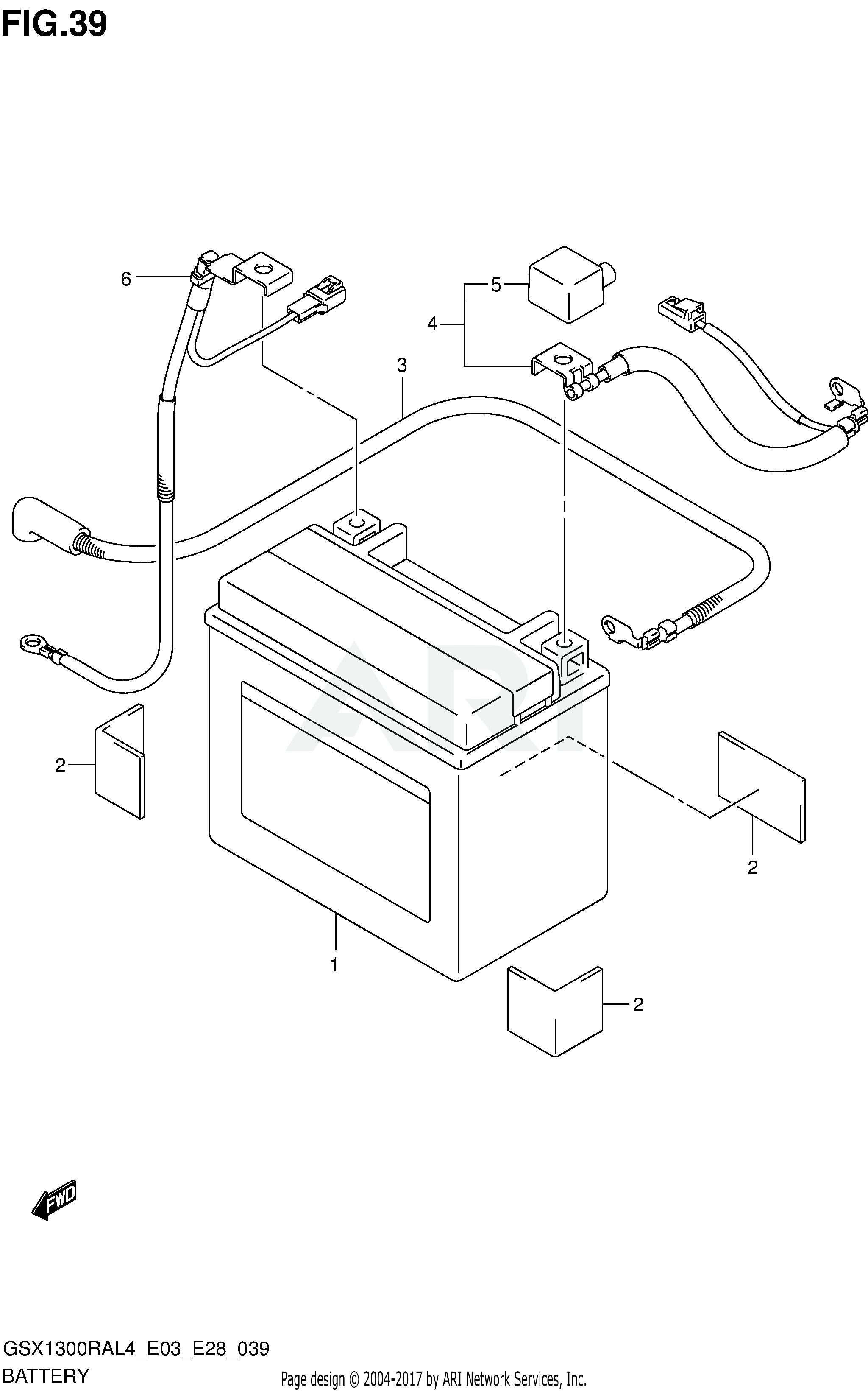 BATTERY (GSX1300RAL4 E33)