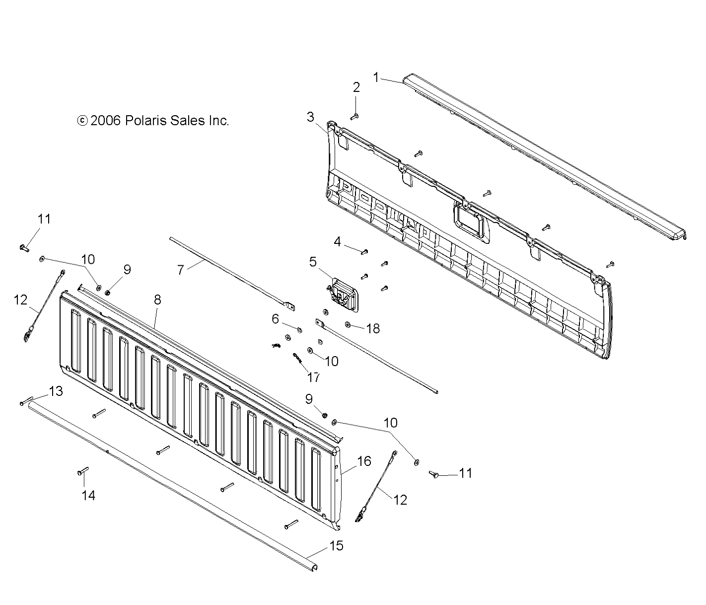 TAILGATE - R06RD50AB/AC (4999203249920324A12)