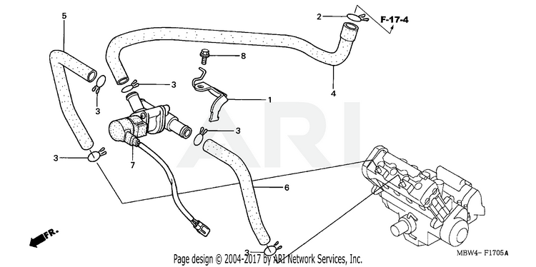 AIR INJECTION CONTROL VALVE ('01-'06)