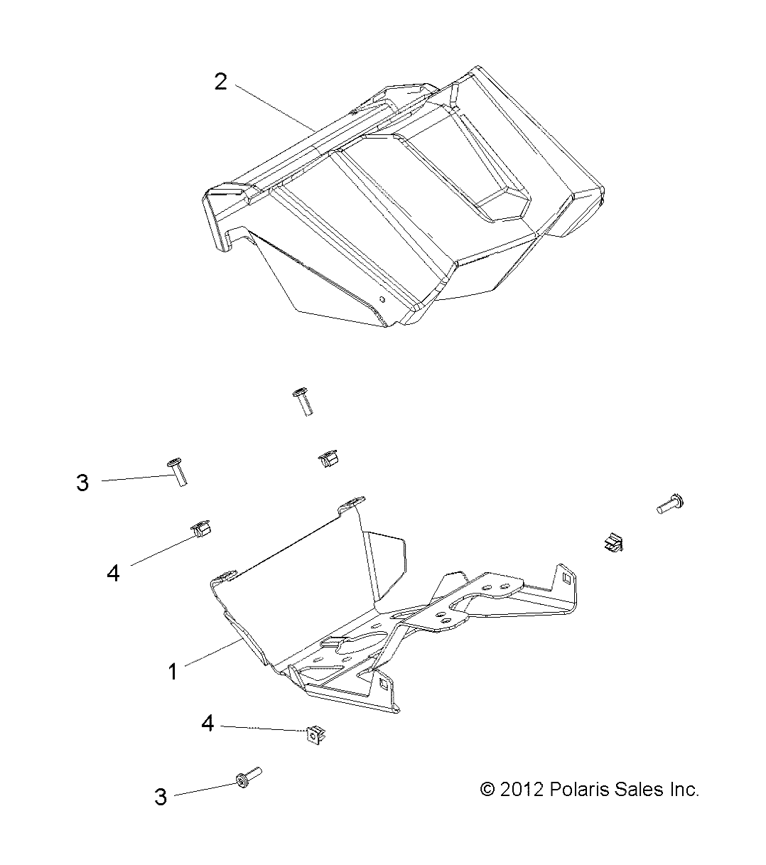 BODY, GAUGE POD - A15SVE95AW (49ATVGAUGES13850SCRAM)