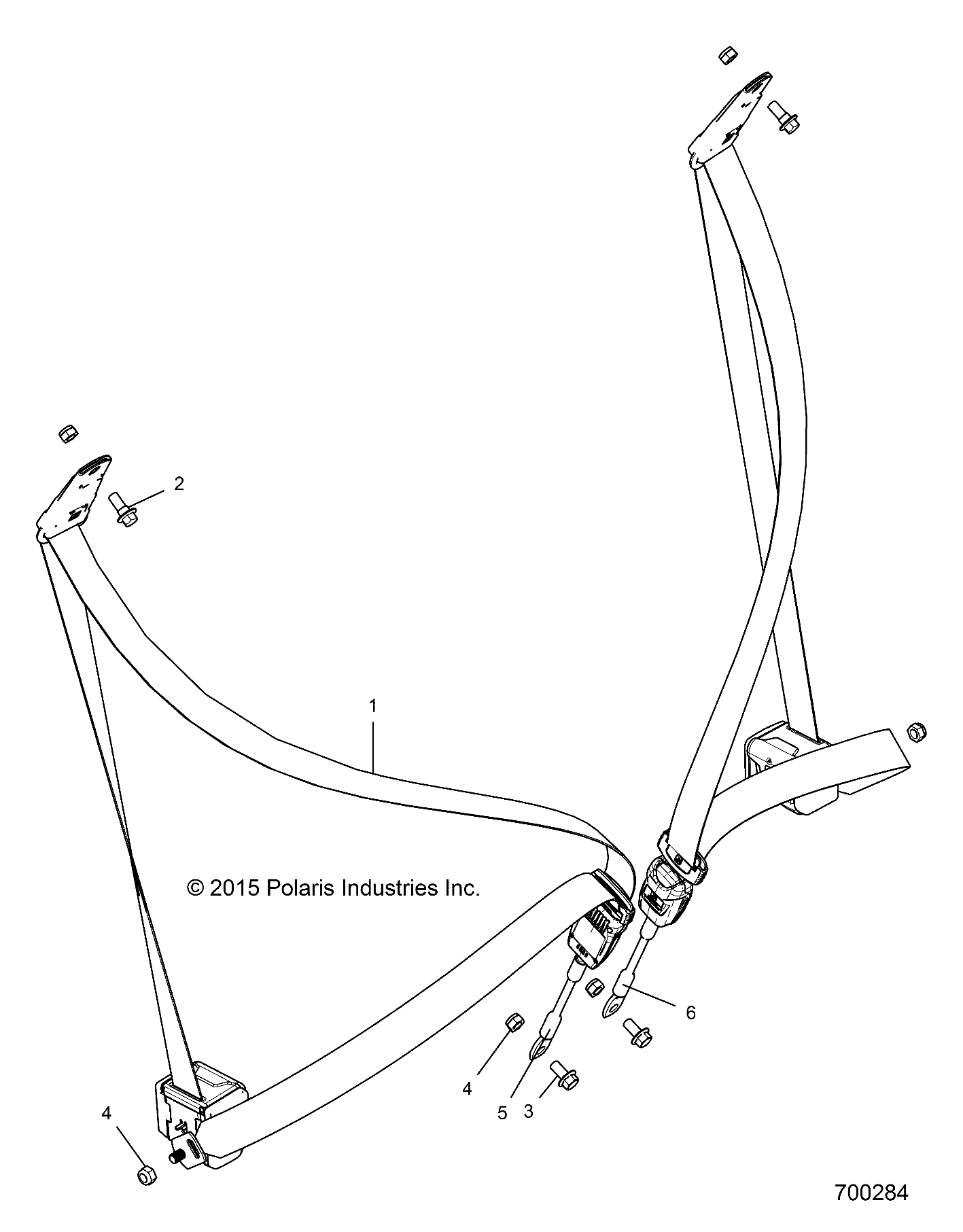 BODY, SEAT BELT MOUNTING - Z18VDE99NK (700284)