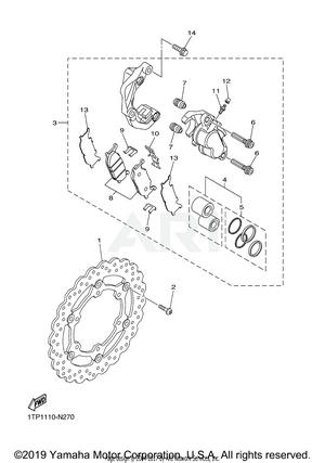 FRONT BRAKE CALIPER