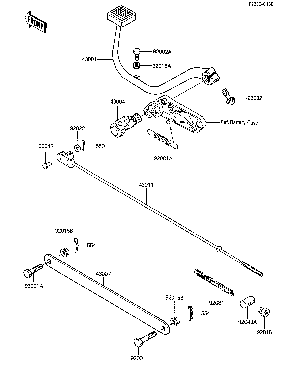 BRAKE PEDAL/TORQUE LINK