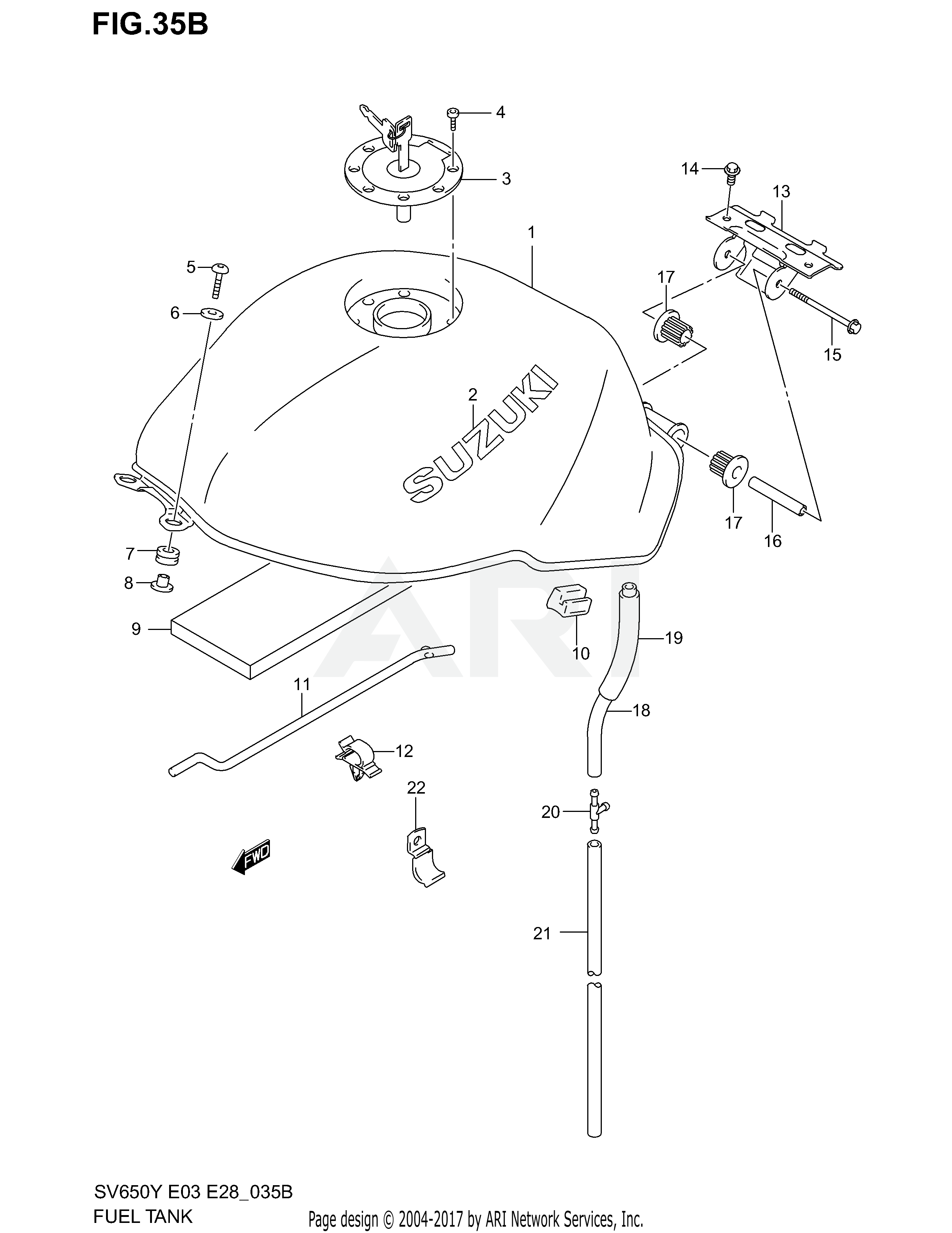 FUEL TANK (MODLE K1)