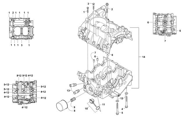 CRANKCASE ASSEMBLY