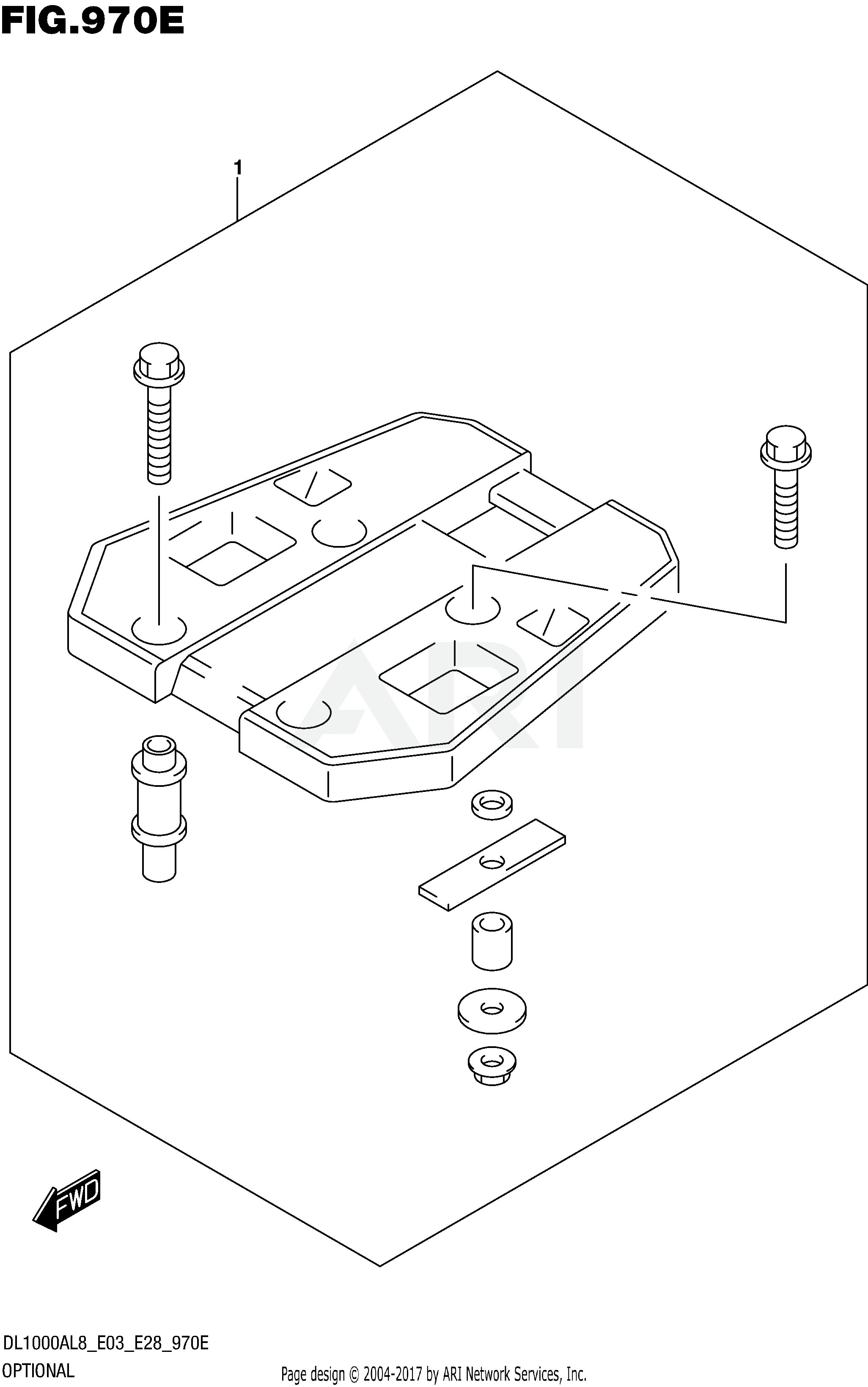 OPTIONAL (TOP CASE BRACKET SET)