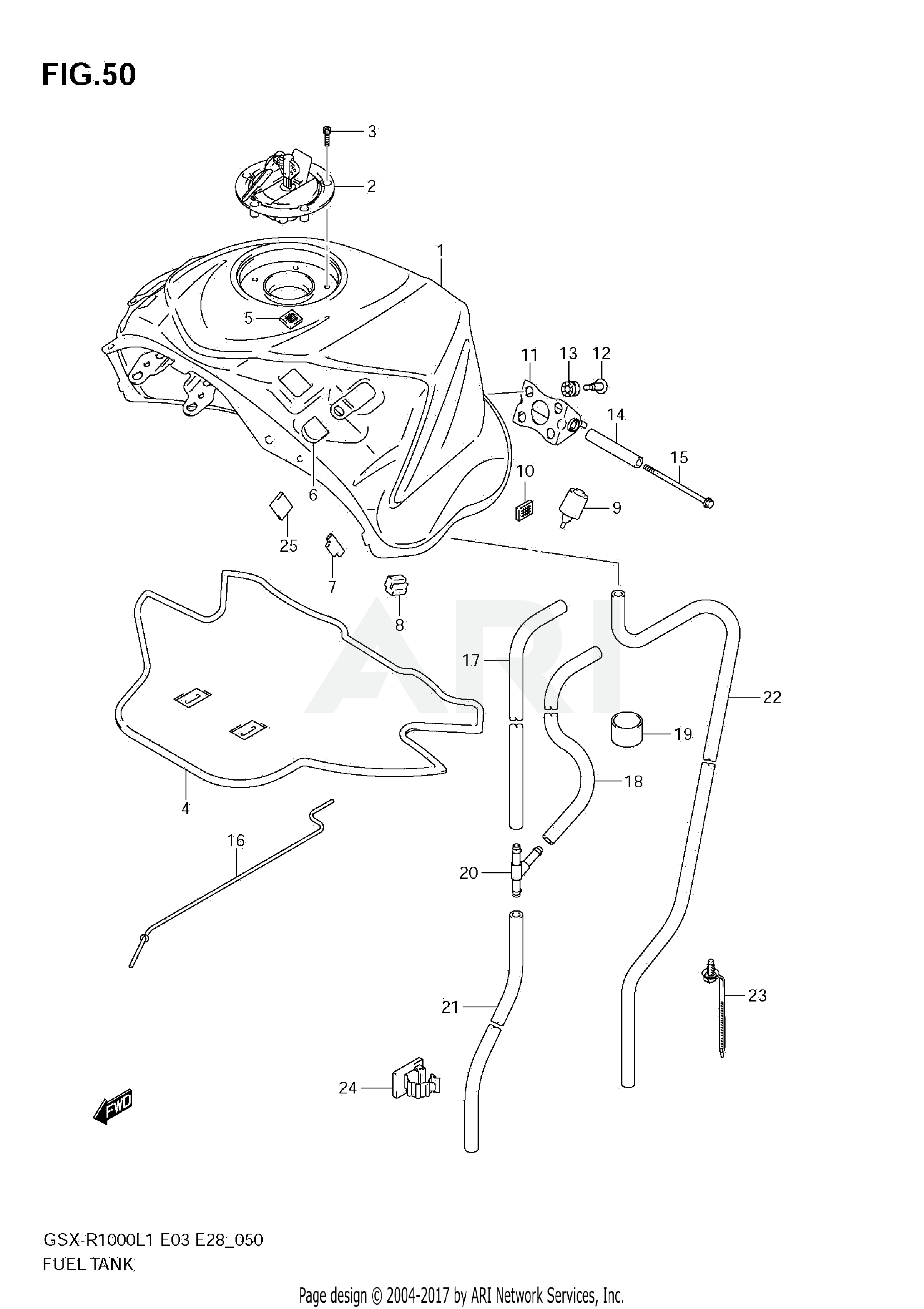 FUEL TANK (GSX-R1000L1 E3)