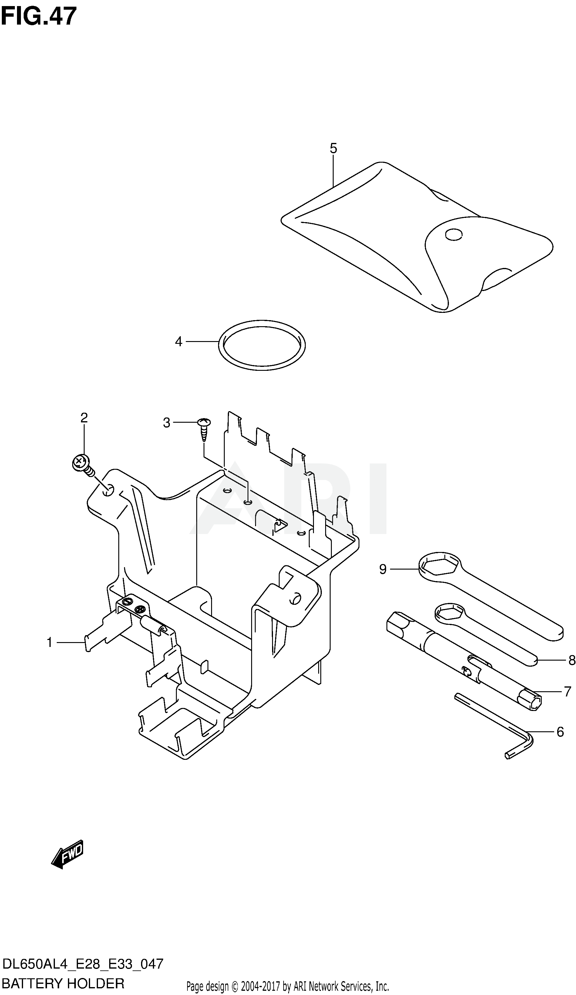 BATTERY HOLDER